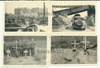 [Z.X0045] #007 4 Fotos Wehrmacht Polenfeldzug 1939 Fahrzeuge gesprengte Brücke Landser Gräber